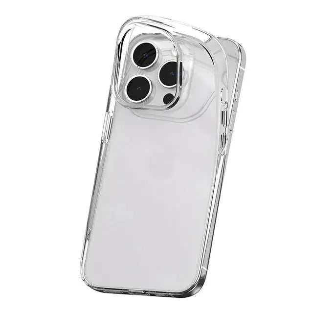 Ultra-thin clear silicone case for iPhone 11, 12, 13, 14 and 15 (includes Pro, Pro Max, Plus and Mini versions)