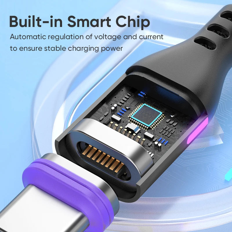 AUFU Magnetic USB-C Cable 5A – 240W Fast Charging