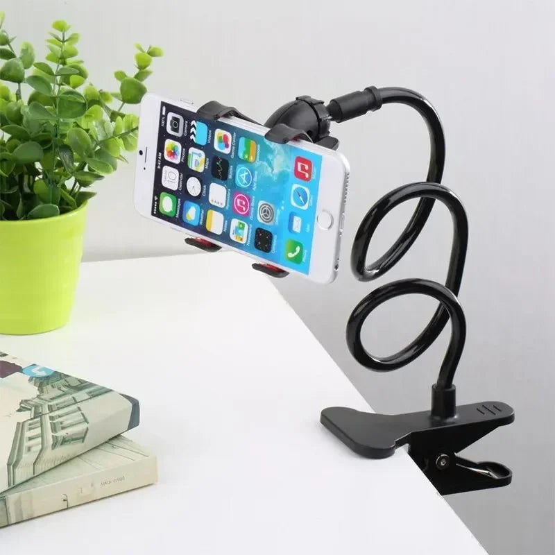 360° Flexible Phone Holder Stand – 70cm Adjustable Lazy Arm for Desk & Bed